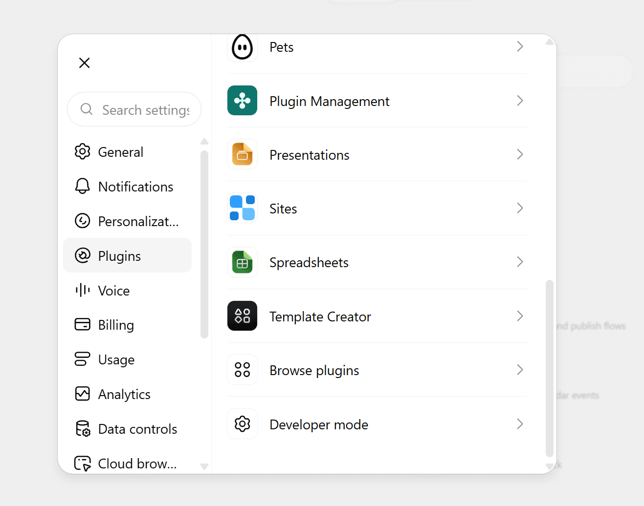 In Settings → Plugins, scroll down to Developer mode.